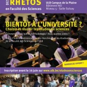 Journée des Rhétos en Faculté des Sciences